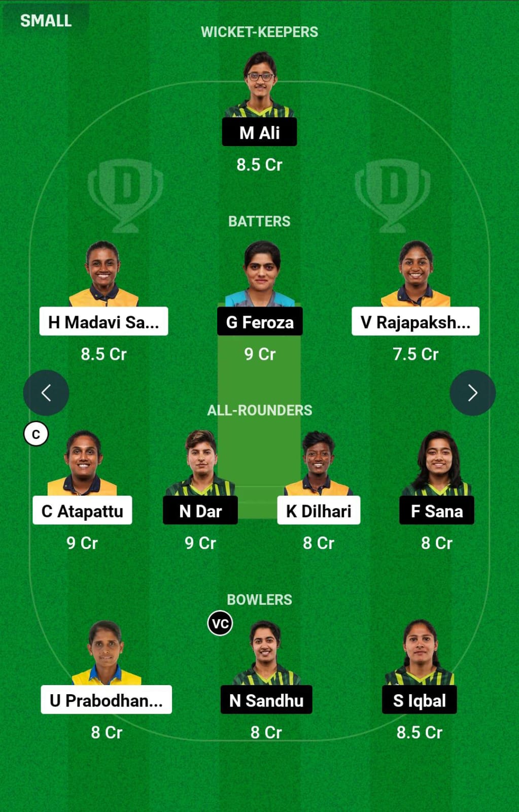 SL-W vs PAK-W 2nd Semi Final Dream11 Prediction
